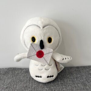 White Owl Plush with Letter